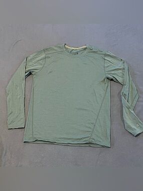 Smartwool merino 150 l/s base layer mens medium NWOT green